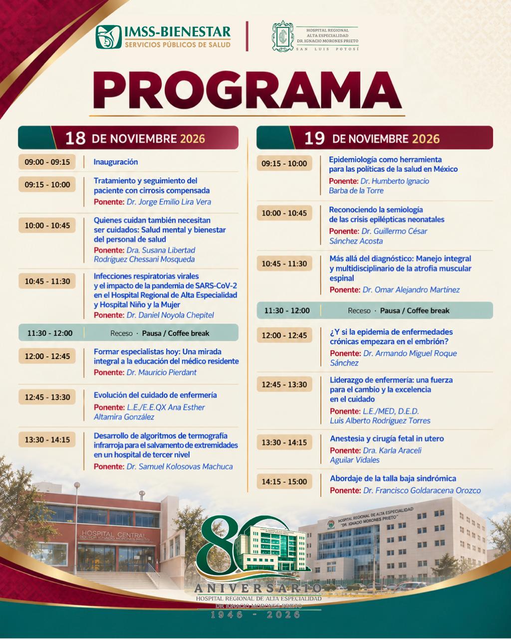 Programa aniversario